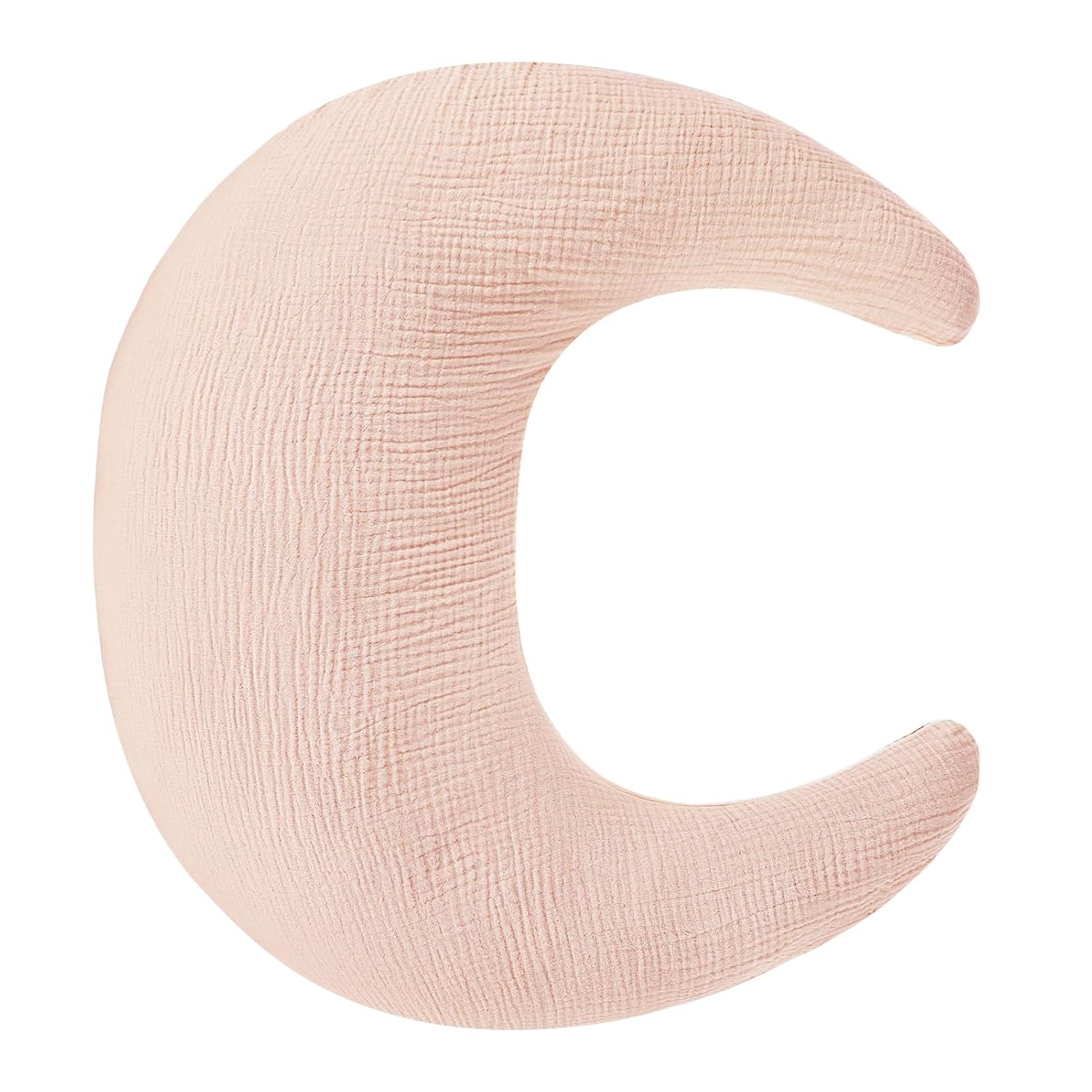 SWESEN Nursing Pillow Cover, Soft Removable Cover for Breastfeeding Pillows, Pillow Slipcover for Baby Boys and Girls, Comfortable &amp; Breathable, Light Pink, Washable (Only Cover)