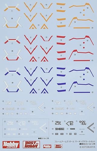 Amazon ホビージャパン フレームアームズ ガール マーキングデカールセット01 轟雷改 白 Ver 2用 プラモデル用デカール Fam001d デカール 通販