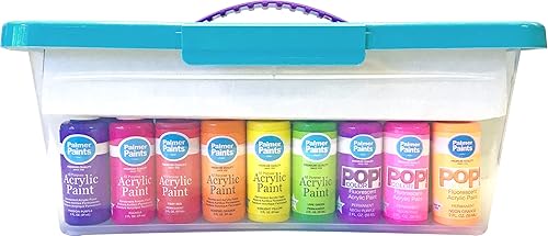 Miniatura 2 de Palmer Paints - Juego de 25 piezas de pintura acrílica con pinturas y pinceles