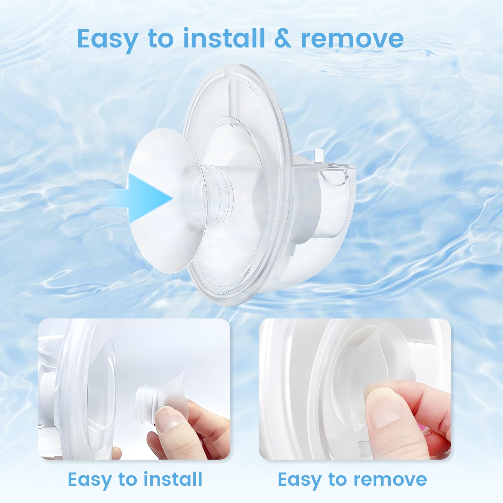 Amazon.com : Breast Pump Flange Insert Compatible with Momcozy m5