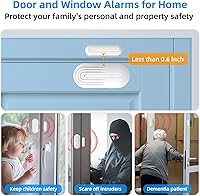 Vista 4 de Daytech Timbre Inalámbrico con Sensor de Puerta Timbre de Entrada con Alcance de 800 pies 20 Melodías 5 Niveles de Volumen Ajustable Timbre