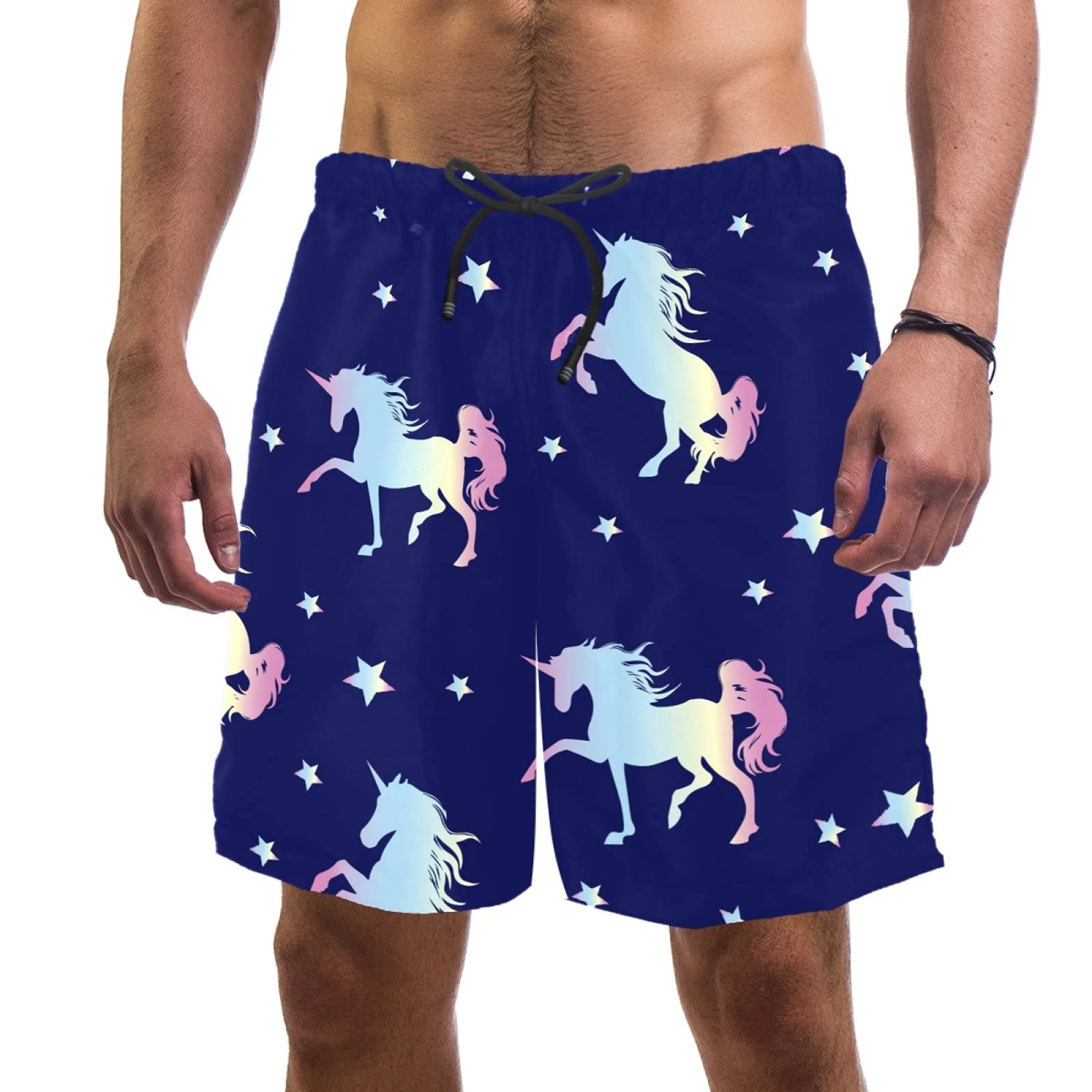 Short de bain homme 2 poches doublure maille séchage rapide bleu - 6