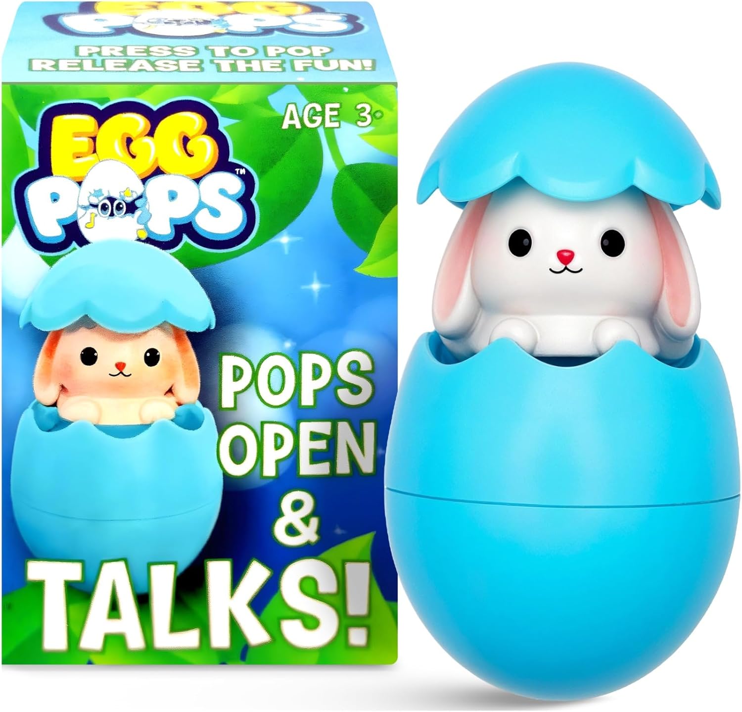 Easter Basket Stuffers for Teens, Pop & Play Toy, Boys Basket Fillers, Unique Holiday Presents for Boys & Girls, Fun Spring Gifts for Teens, Novelty Item (Bunny) (Bunny) Thumbnail