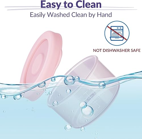 Miniatura 8 de NiHome Paquete de 12 recipientes de plástico de 2 onzas con tapas, sin BPA, para aperitivos y alimentos para bebés, resistentes a fugas, apilables,