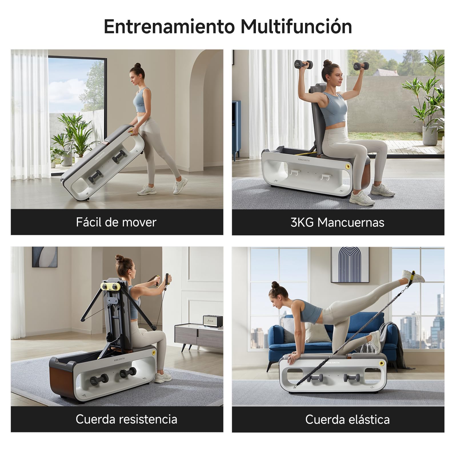 Panca per Pesi Regolabile, Panca Fitness Pieghevole per Allenamento Completo del Corpo, Panca per Allenamento Della Forza per Attrezzature da Palestra a Casa