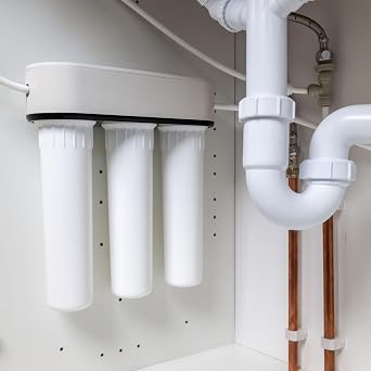 Doulton HIP Trio System Bundle + Pillar Tap, Installation Kit