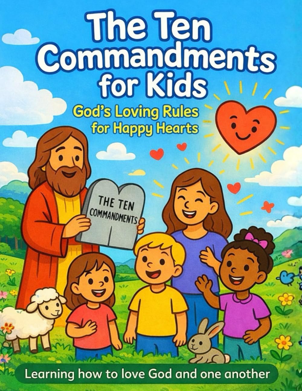 The Ten Commandments for Kids Coloring Book