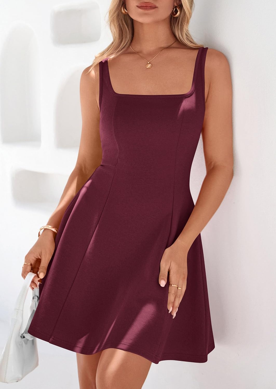 PRETTYGARDEN Summer Dresses for Women 2026 Sleeveless A Line Business Casual Formal Cocktail Party Spring Short Dress - Image 3