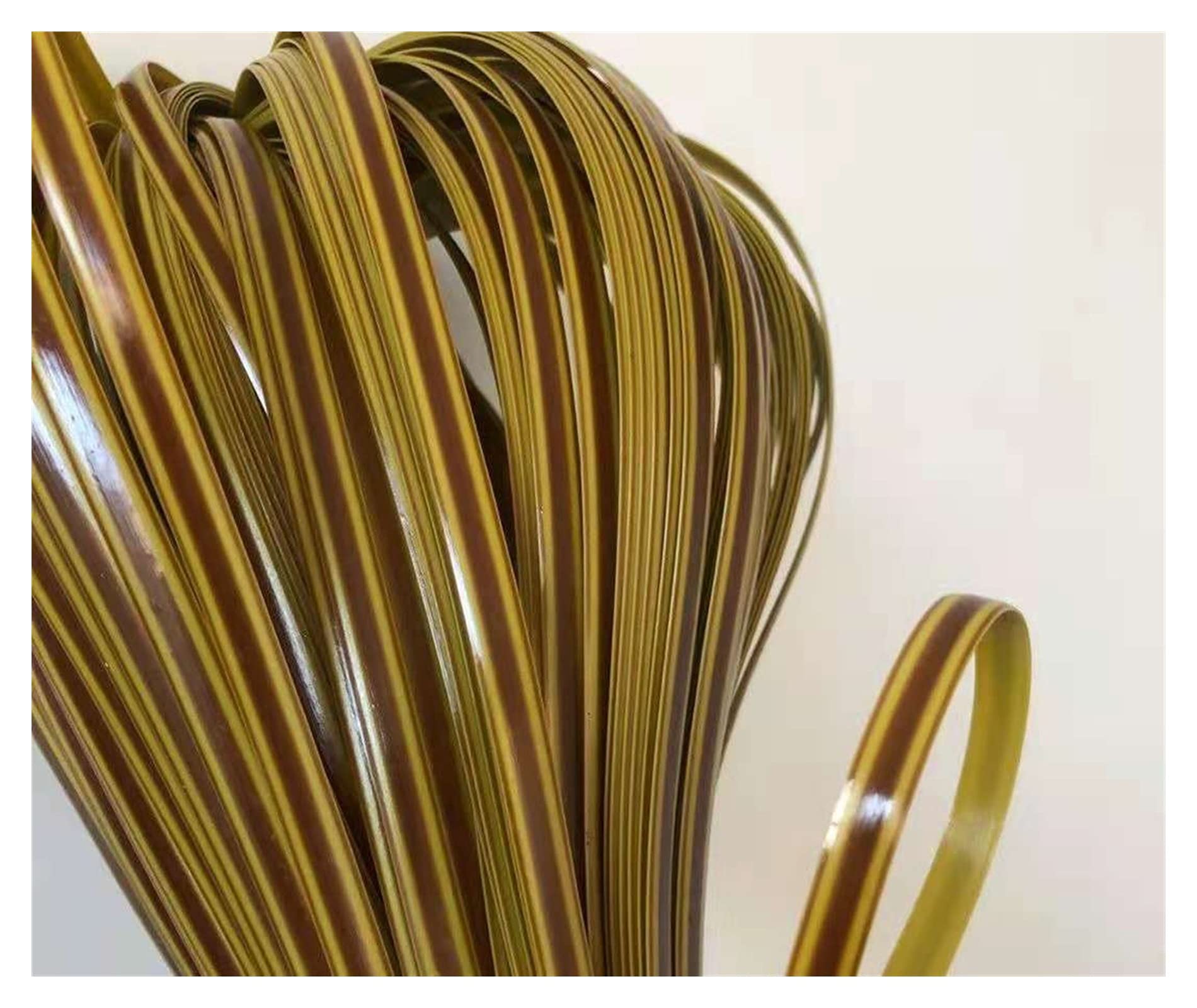 NURUGURE Plastic Rattan Wicker, PE Rattan Wicker Repair Material 8.5mm Weaving Strip Tool Included for DIY Furniture