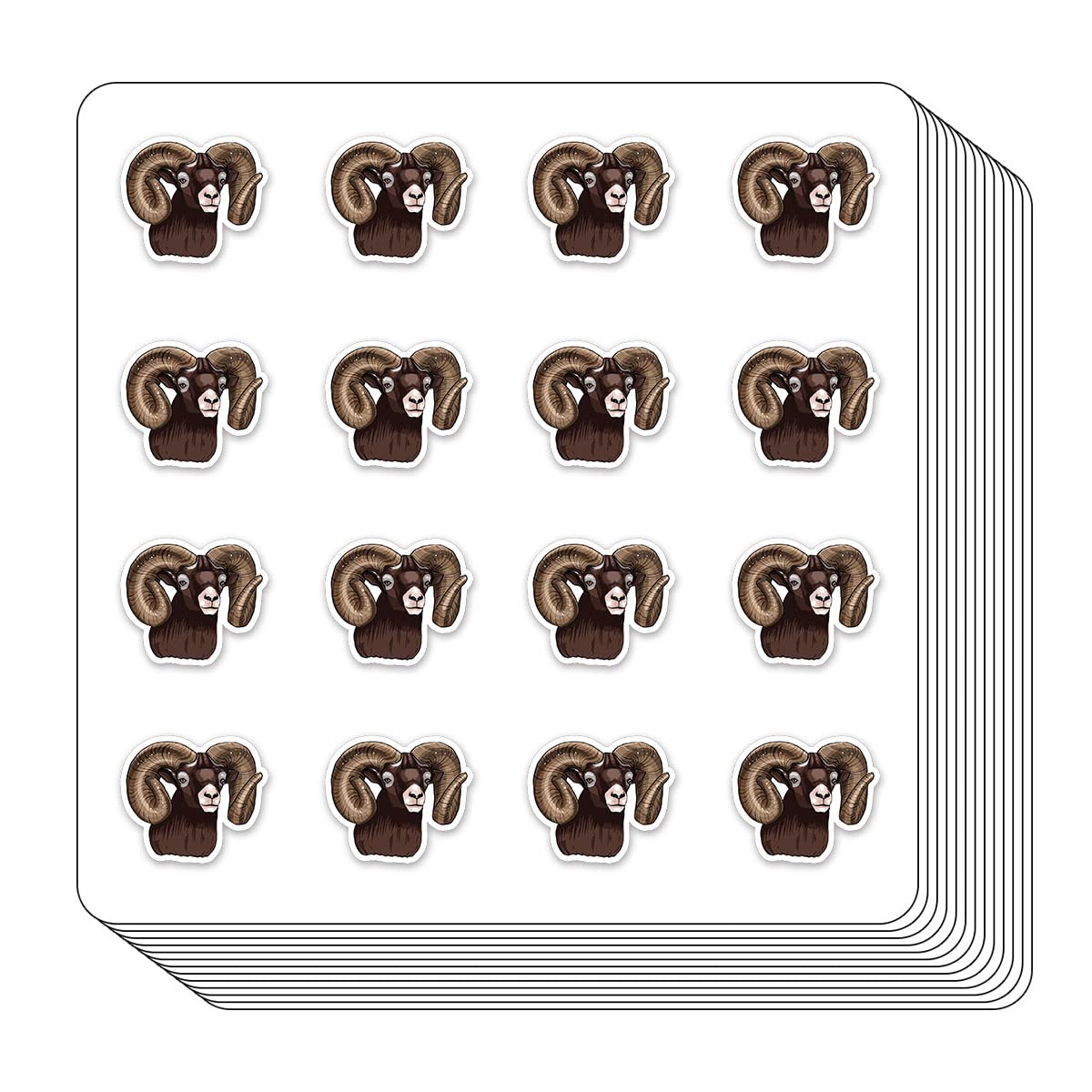 Stickers pour planificateur chèvre 1,3 cm pour libérer votre créativité sur papier