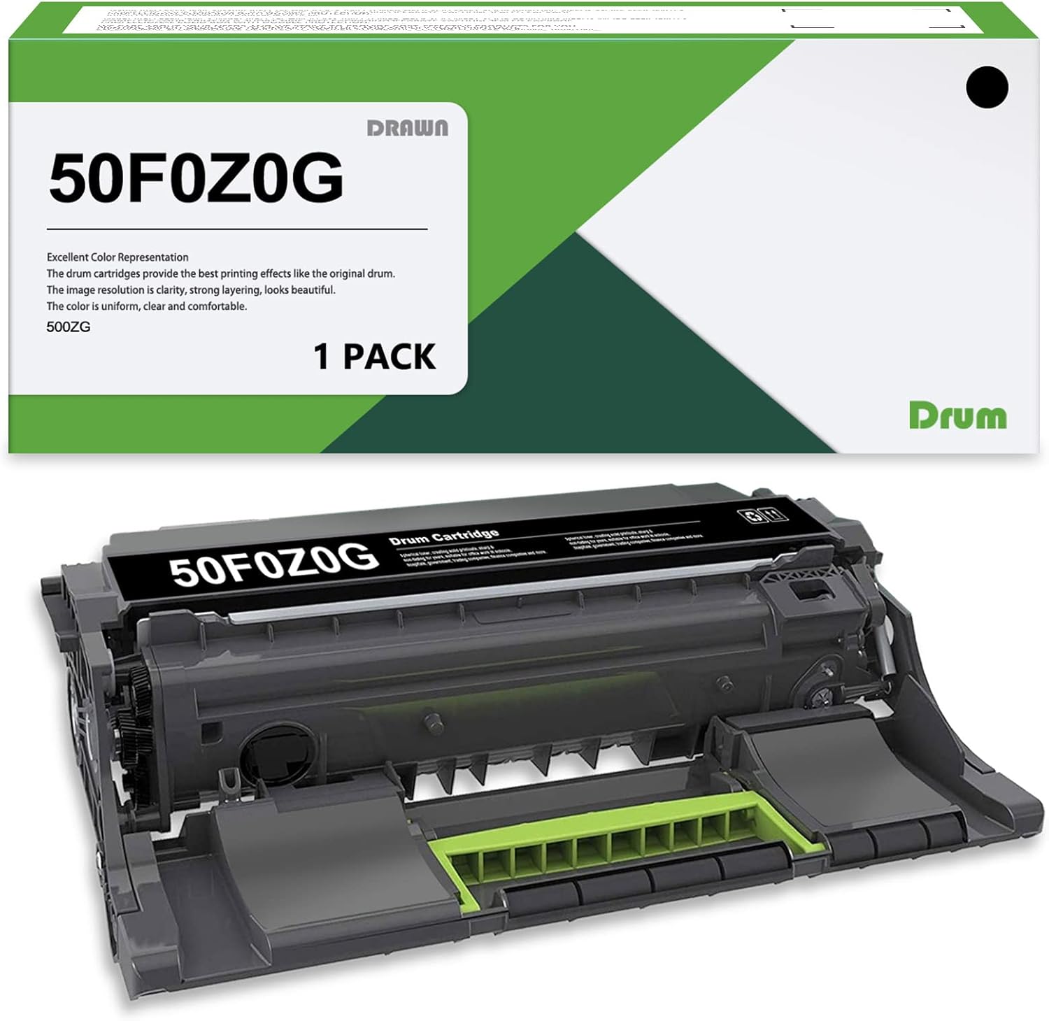 50F0Z0G 500ZG Drum Unit DRAWN 1 Pack 50F0Z0G Imaging Drum