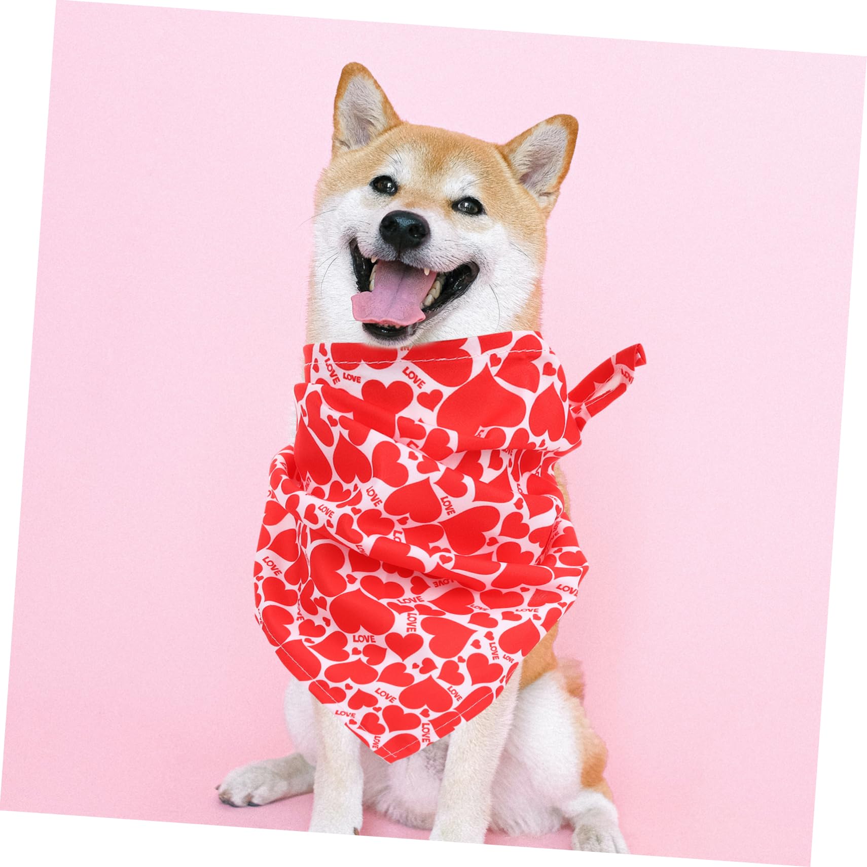 minkissy 15pièces Bandanas pour Chiens pour Saint-Valentin Accessoires De Fête pour Animaux De Compagnie pour Photos Sorties avec Style