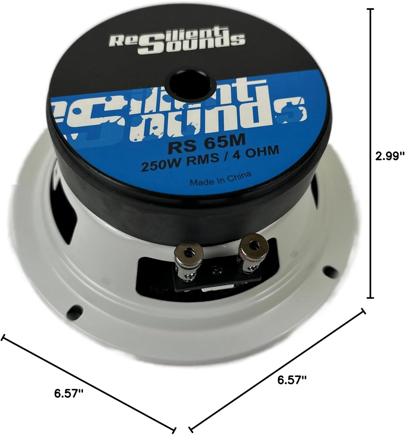 Resilient Sounds RS 65M 250w rms 4ohm 6.5" Speaker