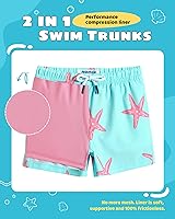 Vista 215 de maamgic Traje de baño para niños con forro de compresión elástico para niño Yema de Huevo Coco