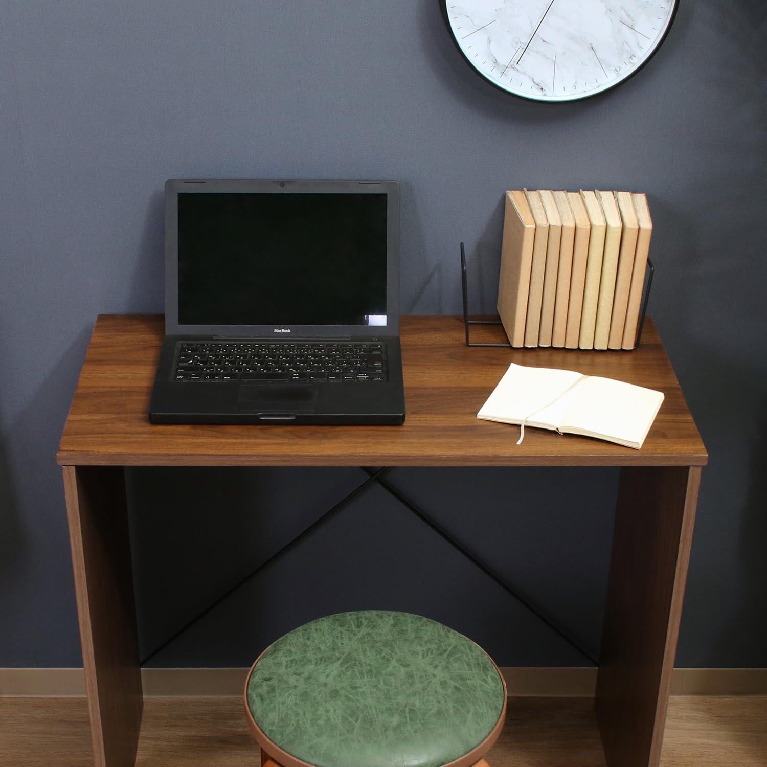 不二貿易 ワイヤーデスク パソコンデスク 幅80×奥行42×高さ72cm オーク Amazon.co.jp: 不二貿易 ワイヤーデスク パソコンデスク 幅80×奥行42