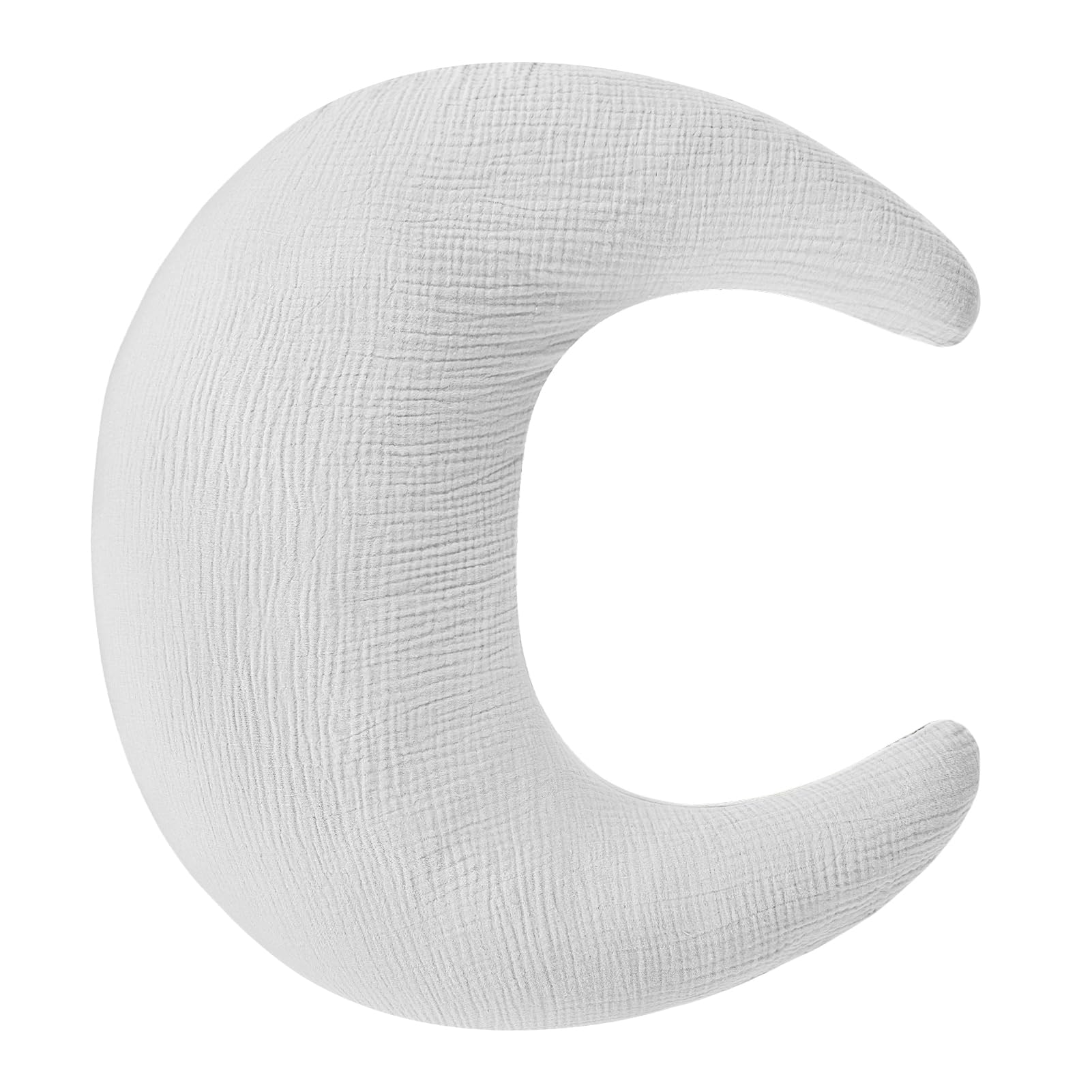 SWESEN Nursing Pillow Cover, Soft Removable Cover for Breastfeeding Pillows, Pillow Slipcover for Baby Boys and Girls, Comfortable & Breathable, Gray,