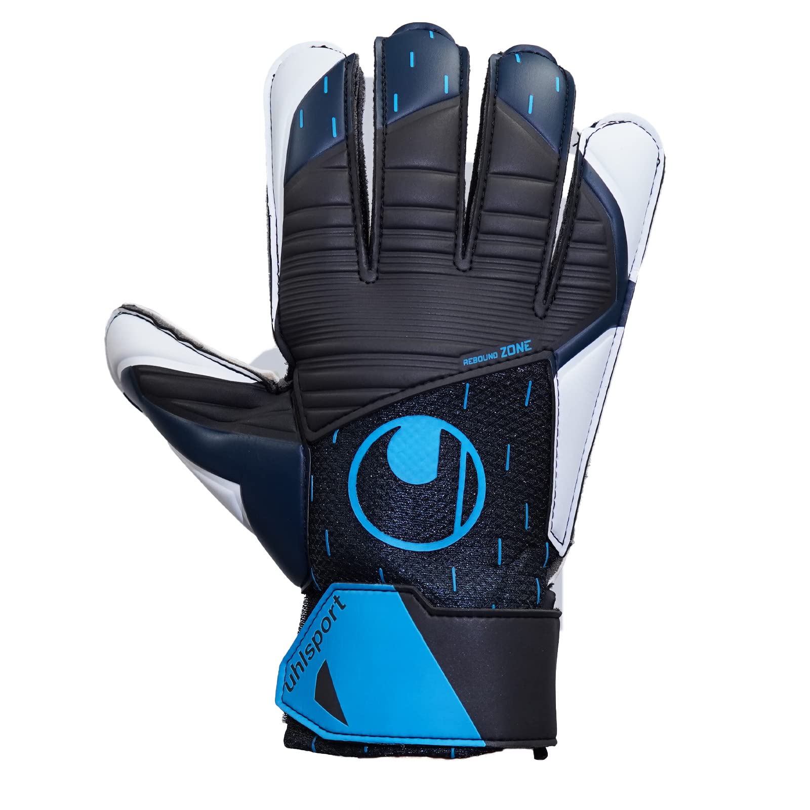 Luva de Goleiro Uhlsport Speed Contact Starter Soft Azul Tamanho