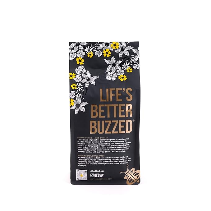 Café en Grano Better Buzz Costa Rica Tostado Medio, 12 Onzas miniatura 3