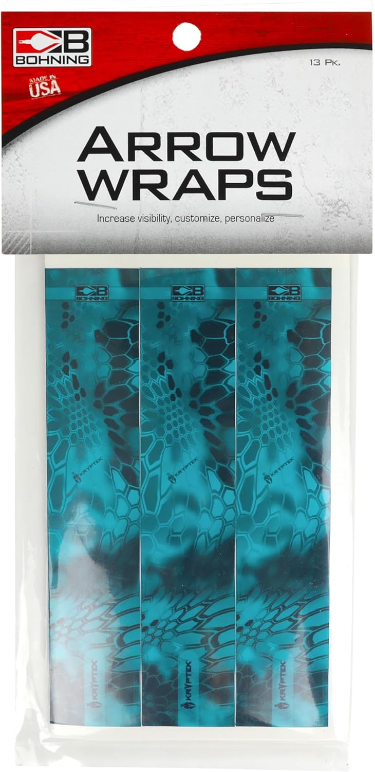 Bohning 5.5" Kryptek Arrow Wraps, X-Large, Kryptek Teal