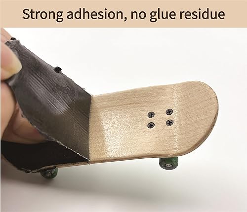 Miniatura 3 de Fingerboard Foam Grip Tape, Finger Skateboard Griptape 40mmX110mm (16pcs Black 8pcs White)