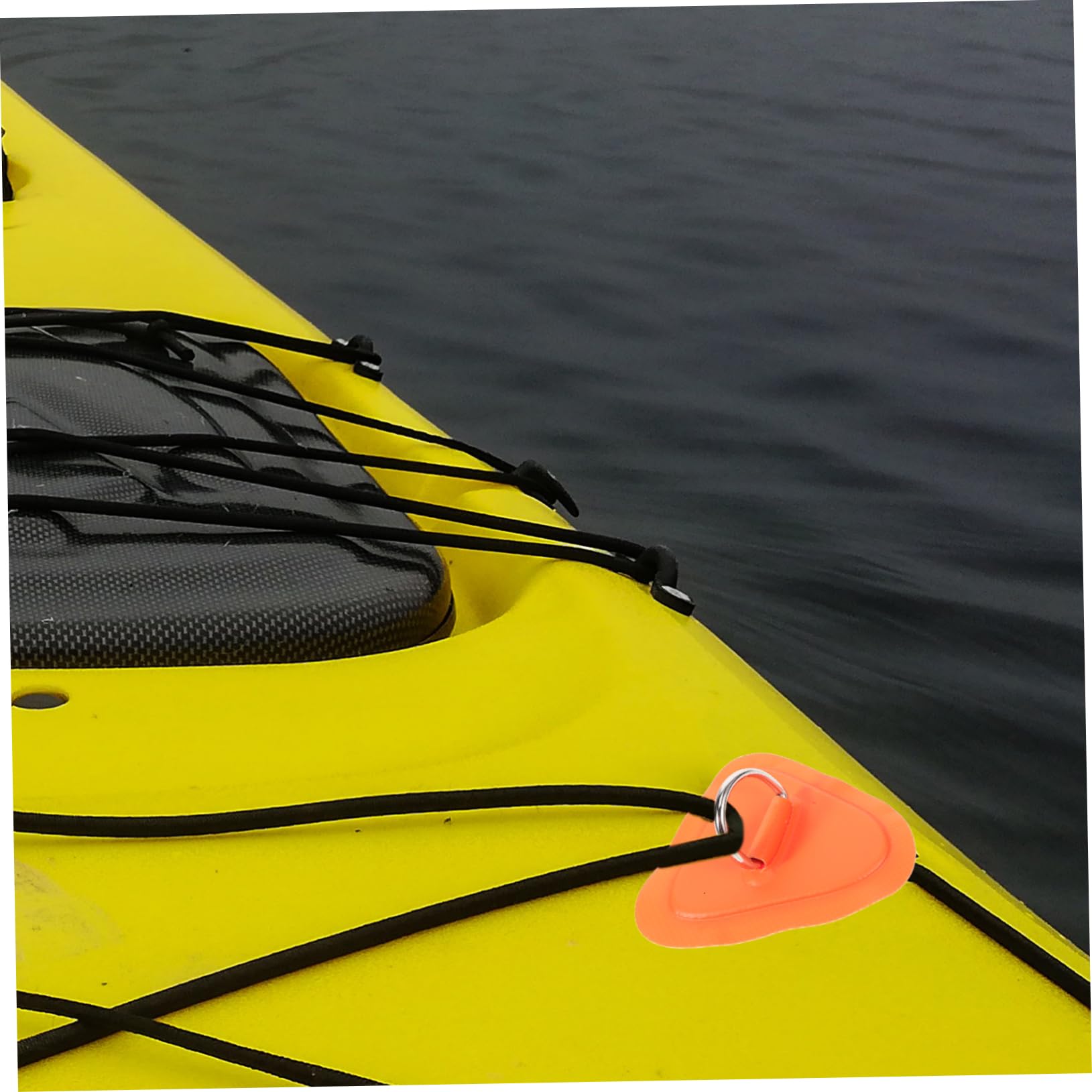 Toddmomy Accessori per fissarsi a Piastre gonfiabili Cuscino del Sedile del Kayak Barca Kit Surf Gonfiabile Toppe per gonfiabili Cuscinetti per Anelli a D per Kayak Nylon Arancia