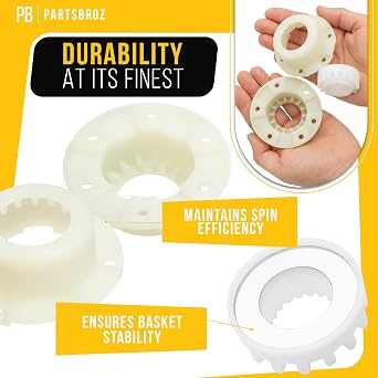 PartsBroz W10820039 Washer Hub Kit 280145 for Whirlpool Cabrio Hub Kit Platinum, Kenmore Maytag Bravo XL 280145 Basket Drive Part PS11723155 AP5985205 WTW6800WW1 MVWB300WQ0 WTW8000BW0 WTW8800YC0