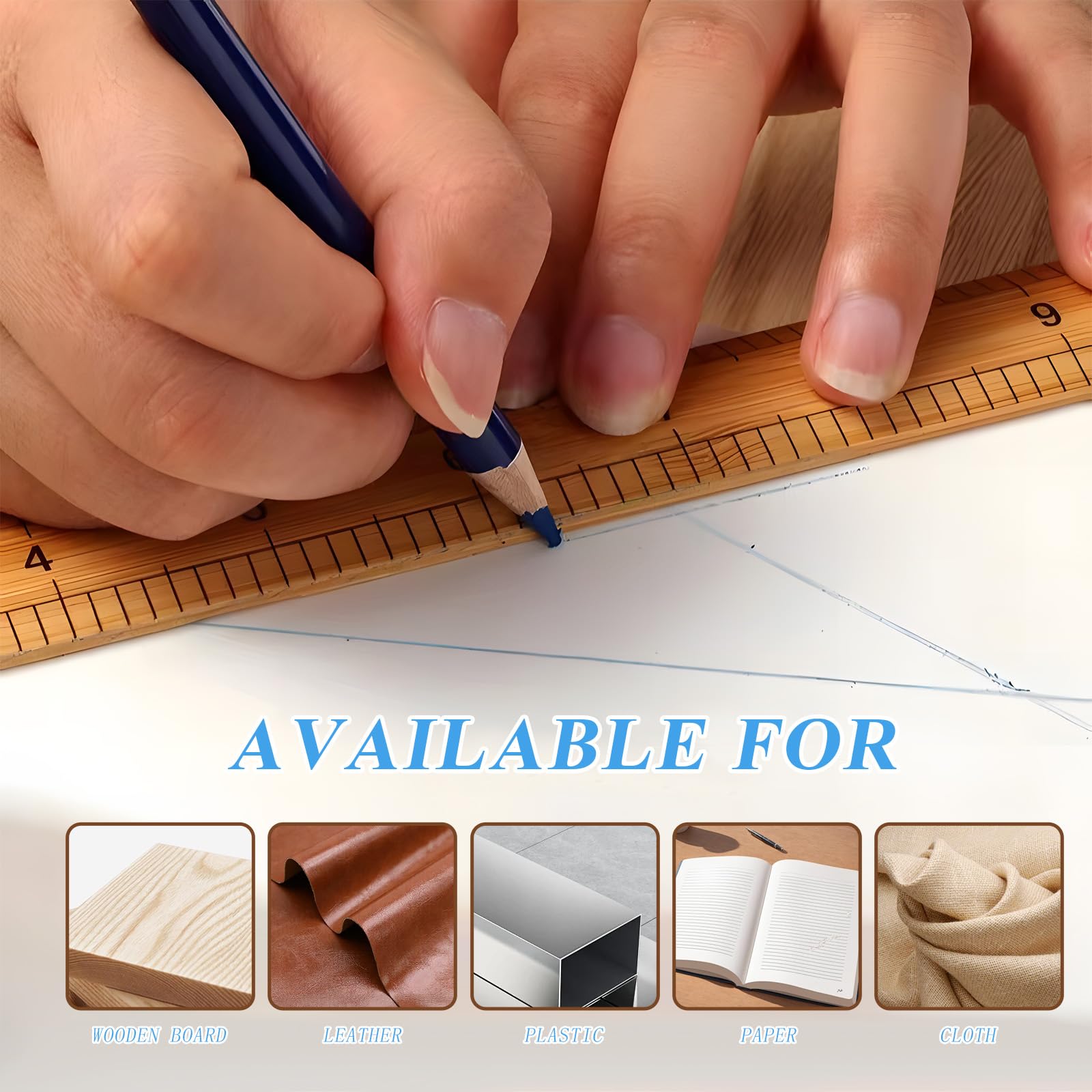 78 Stuks Kleermakerskrijt Set, Kleermakerskrijt Kleermakersstift Naaiknijklemmen Naai Accessoires Stofmarkering