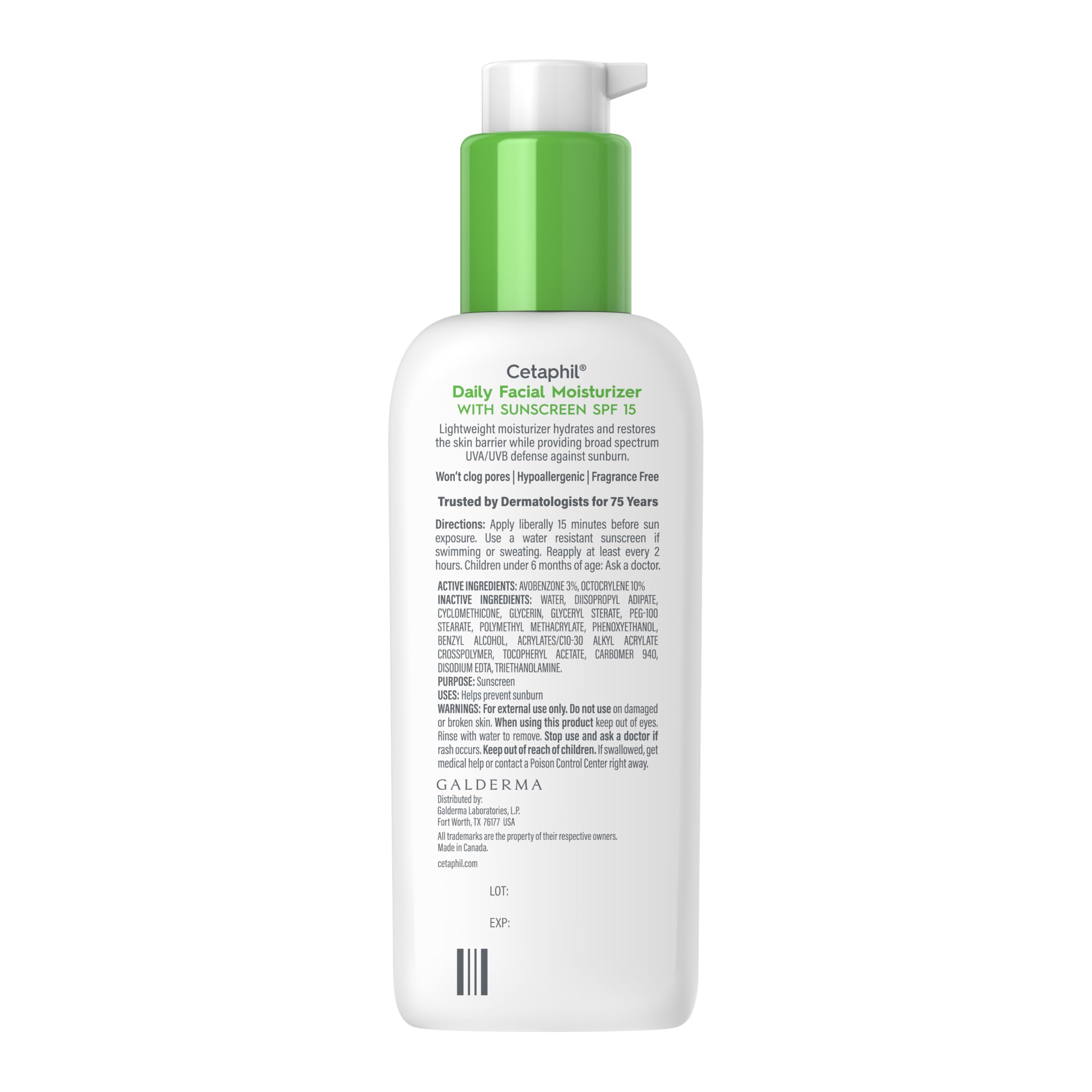 Cetaphil Daily Facial Moisturizer SPF 15 Fragrance-Free