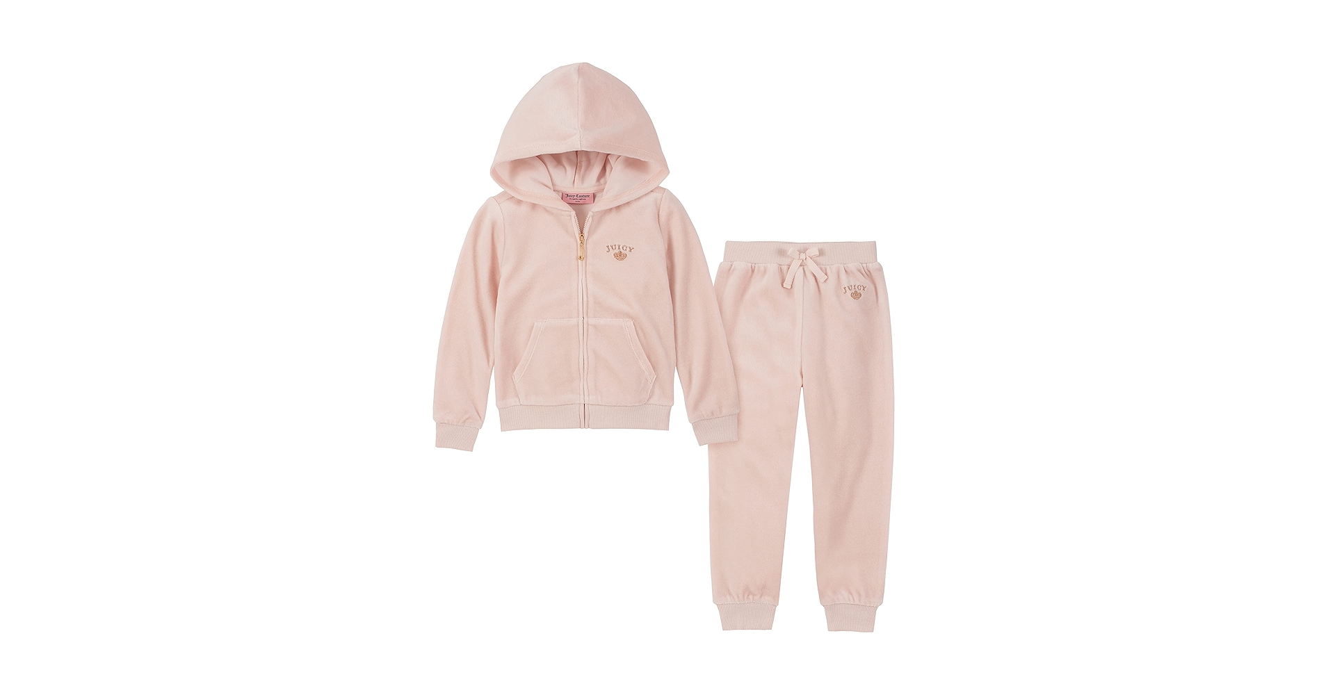 Amazon.com: Juicy Couture Girls 2 Pieces Jogger Set Casual