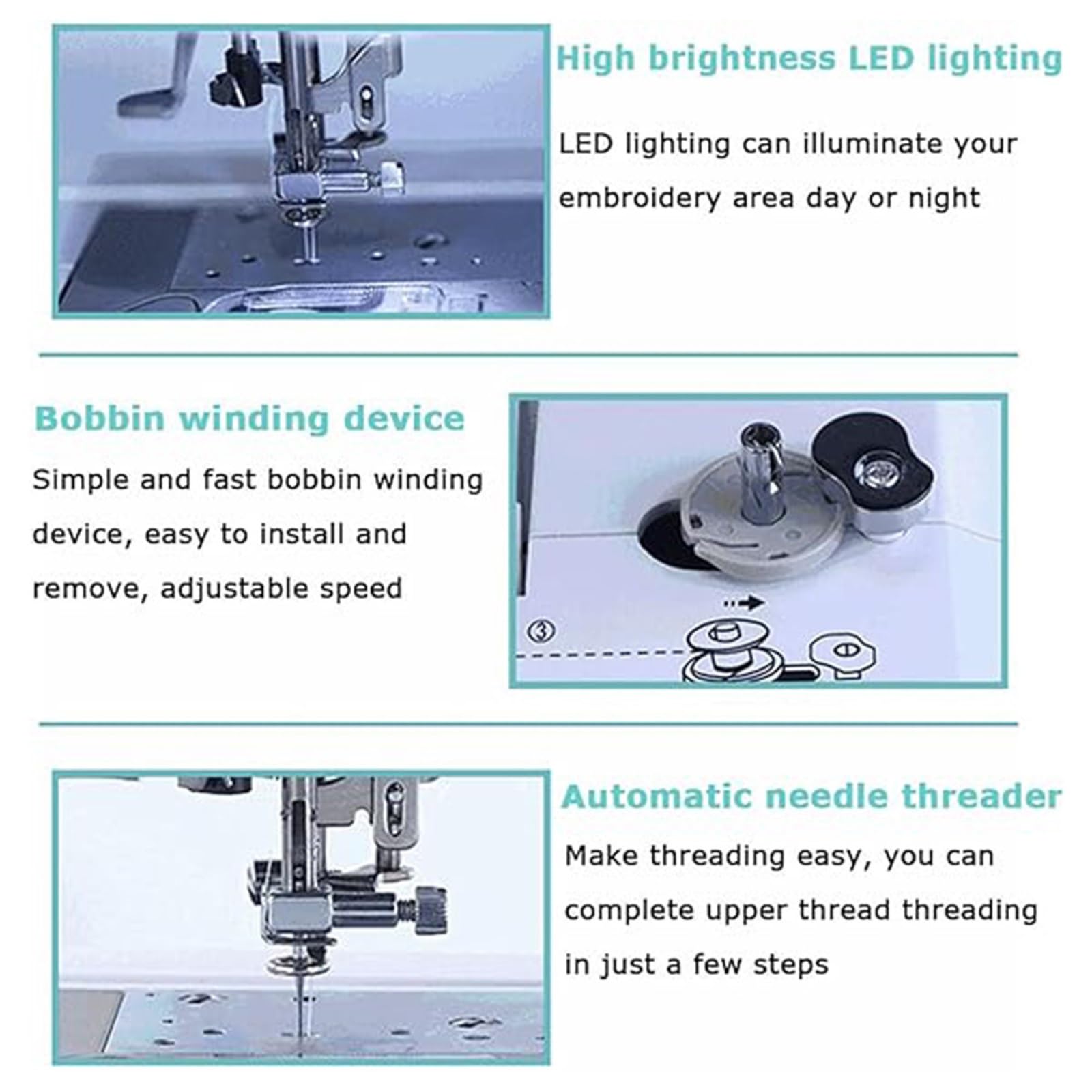Amazon.com: Electric embroidery machine, automatic sewing
