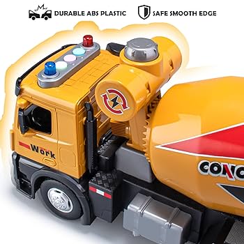 むつみ Amazon.com: Cheerful Toys Extra Large Cement Mixer Toy Truck