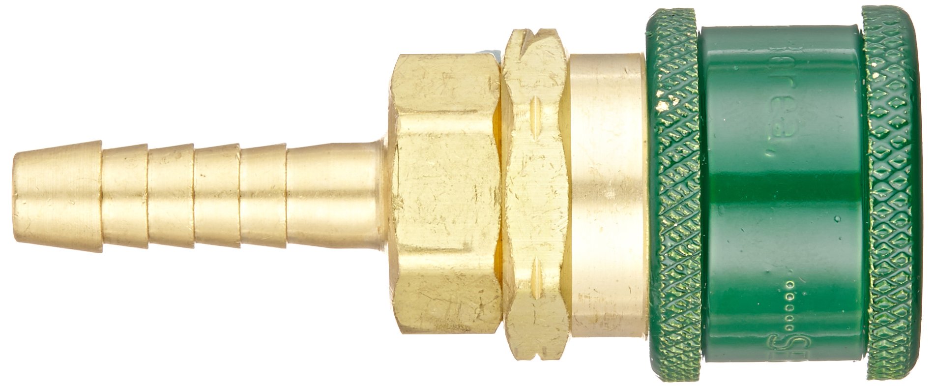 Eaton Hansen GR606 Brass 600 Series Oxyacetylene Service, Coupler Socket, 1/4