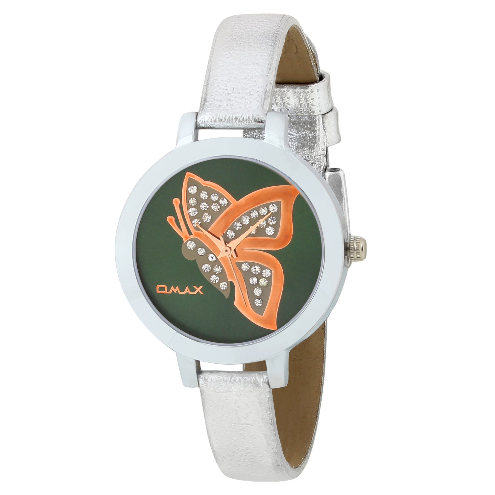 OMAX Analog Women’s Wrist Genuine Leather Strap Watch - Long Lasting Perfect for Outdoor Formal Use – 38 to 48 MM Case Ease to Fit Hassle Free - 1 Year International Warranty (Green) (B0753F2L53) Amazon Price History, Amazon Price Tracker