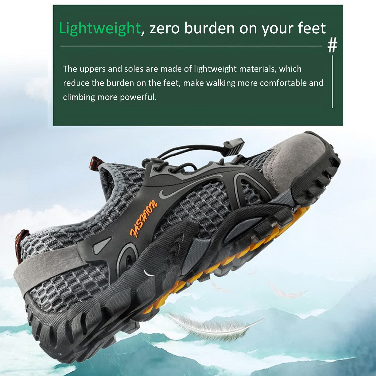 Barfußschuhe, Wasserschuhe, Trailrunning-Strandschuhe Fitness-Wassertrainer für das Fitnessstudio Schwimmen Schnorcheln Surfen Watschuhe, atmungsaktiv und bequem