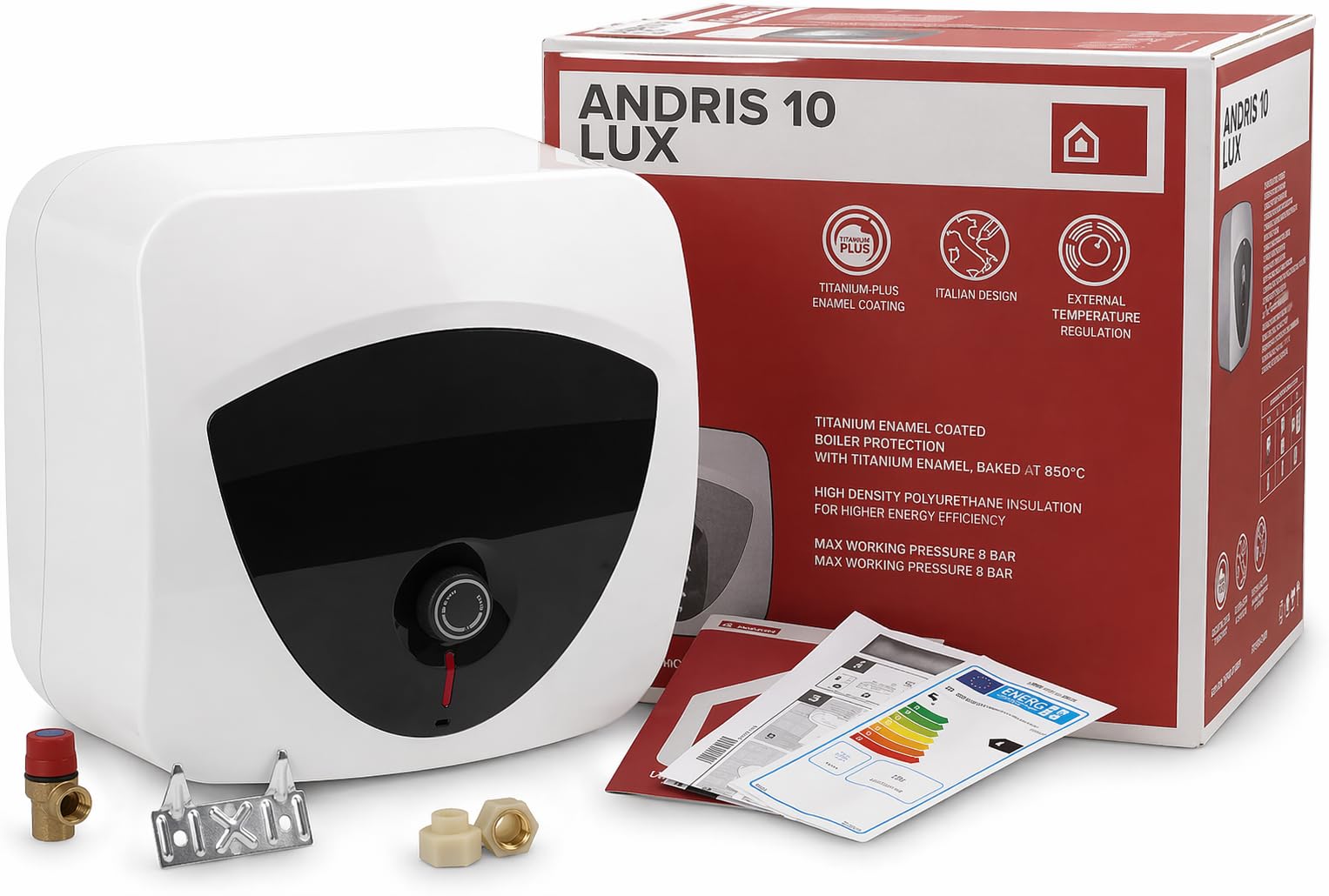 Electric Water Heater 10L Under Sink 3kW Unvented Storage Tank, Compatible with Ariston 3100303 Fast Heat Compact Hot Water Unit – Hanicks — image 1