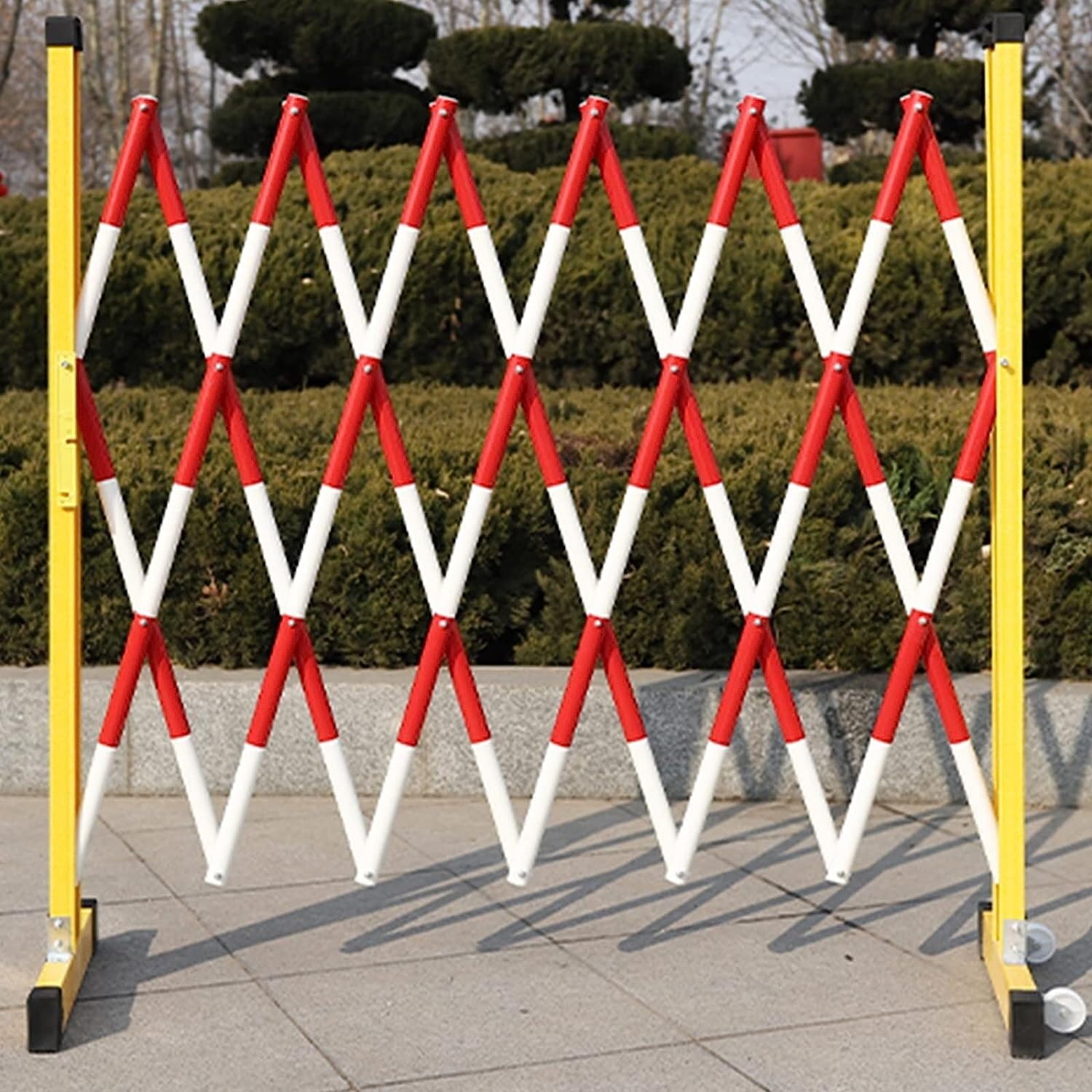 Barrière rétractable rouge 1,2x3m pour la sécurité routière et l'isolement extérieur