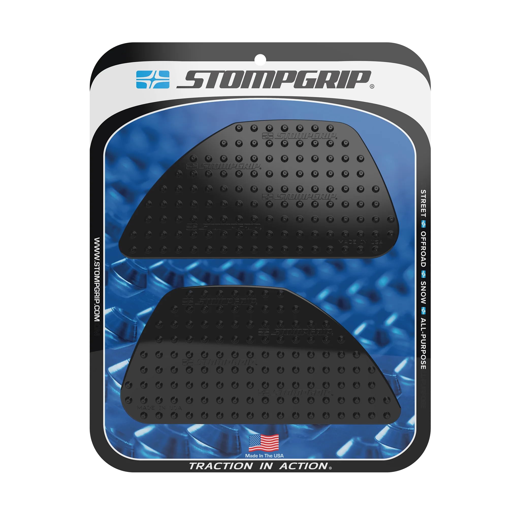 Stompgrip Motorrad Tankpad Volcano schwarz passt für KTM 990 RC R 2026 | Tankaufkleber | Tankschutz