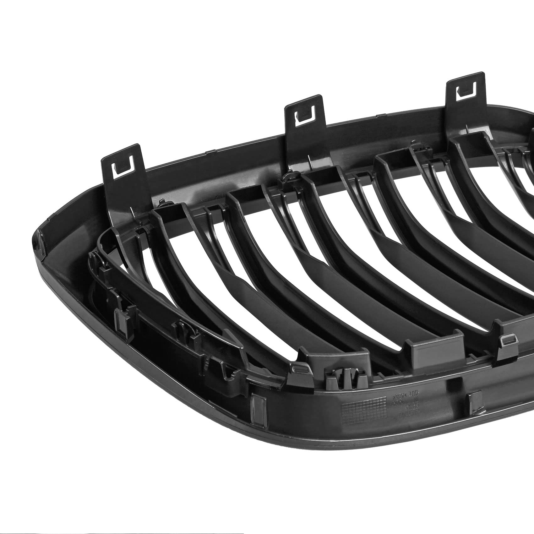 DOCAS Kühlergrill für X3 G01 2018-2021 X4 G02 2019-2021 Nieren Doppelsteg Sport Glanz Schwarz