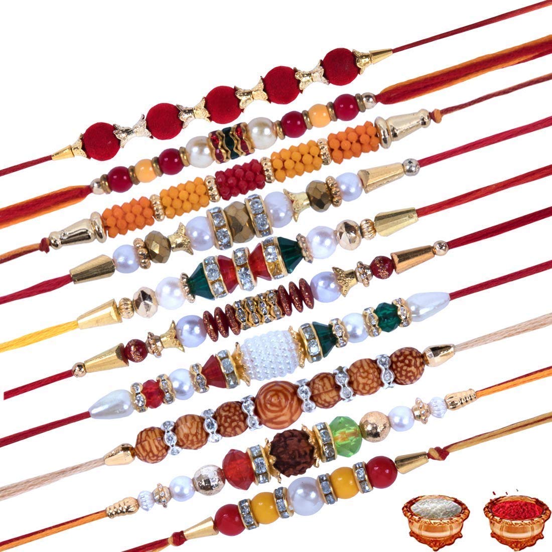 LAXMINE Multicolor Combo of Dora Rakhi Set for Men with Roli Chawal Best Wishes PACK OF 9 (B09937SZ6B) Amazon Price History, Amazon Price Tracker