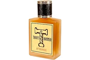 Thor's Hammer Bay Rum Aftershave Frosted Glass Special Edition