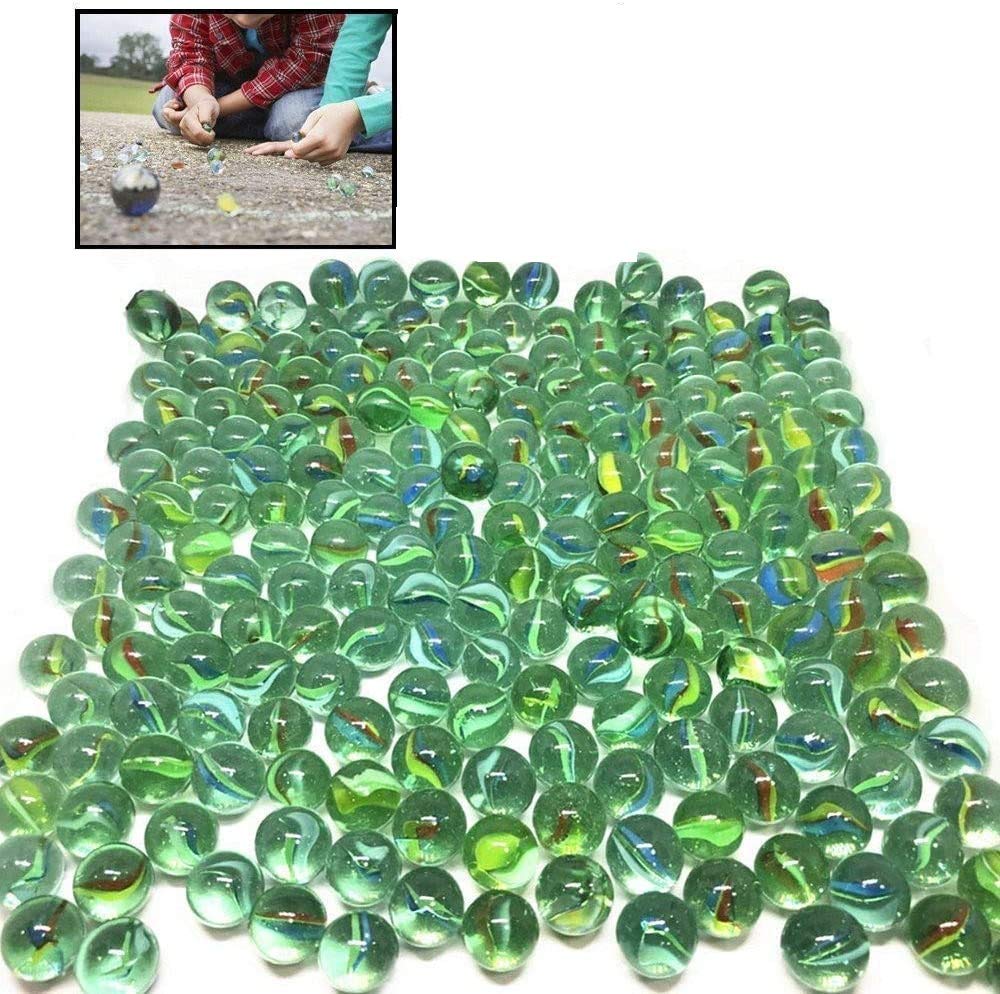 ATOOTFUSION Glass Marble Kanche for Decoration & Kids Playing, Kanche/Goli Glass Marbles (Marble kanche) Pack of 150 with Shooter Slingshot-image-43