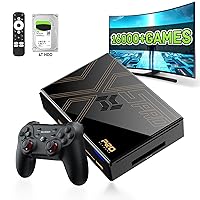 Vista 1 de Kinhank Super Console X5 PRO Retro Game Console with 16000+Games with Game&TV System,BT 5.0,Rock Chip RK3588S,SATA 3.1,Wireless Controllers