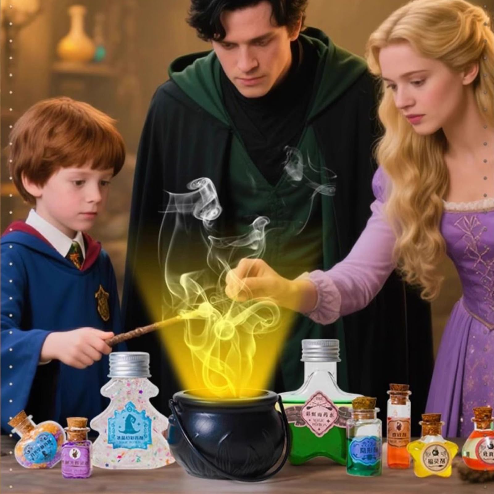 Kinder Zaubertrank Set Halloween, Experimentierspiel, Kreativset | Für Spielgruppen Klassenaktivitäten Familienabende Thementage Kinder