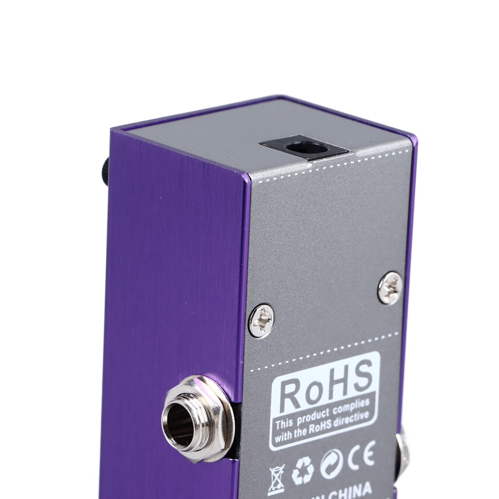 Pédale de loop True Bypass, Keenso Double boucle pour guitare, Effets multiples, Distorsion, Taille compacte, Violet, Idéal pour musiciens, Améliore le son en direct