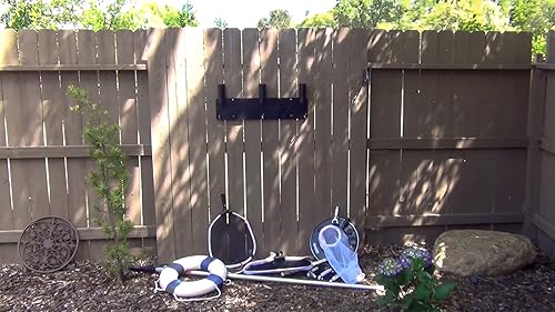 Miniatura 5 de Poolmaster Organizador de herramientas de mantenimiento de piscinas, color negro