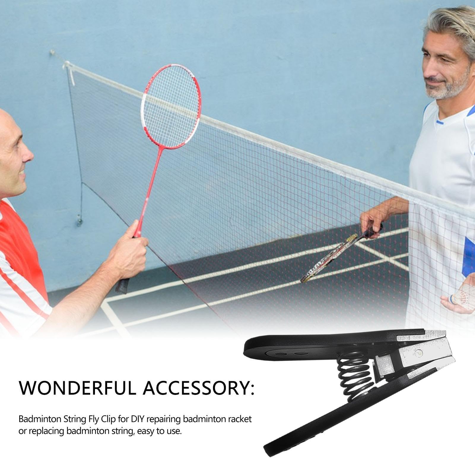 Pinza de inicio para tenis, Pinza de inicio para raqueta de tenis | Herramientas de sujeción de raquetas - Herramienta de encordado de raqueta de bádminton de aleación de alta resistencia para raqueta