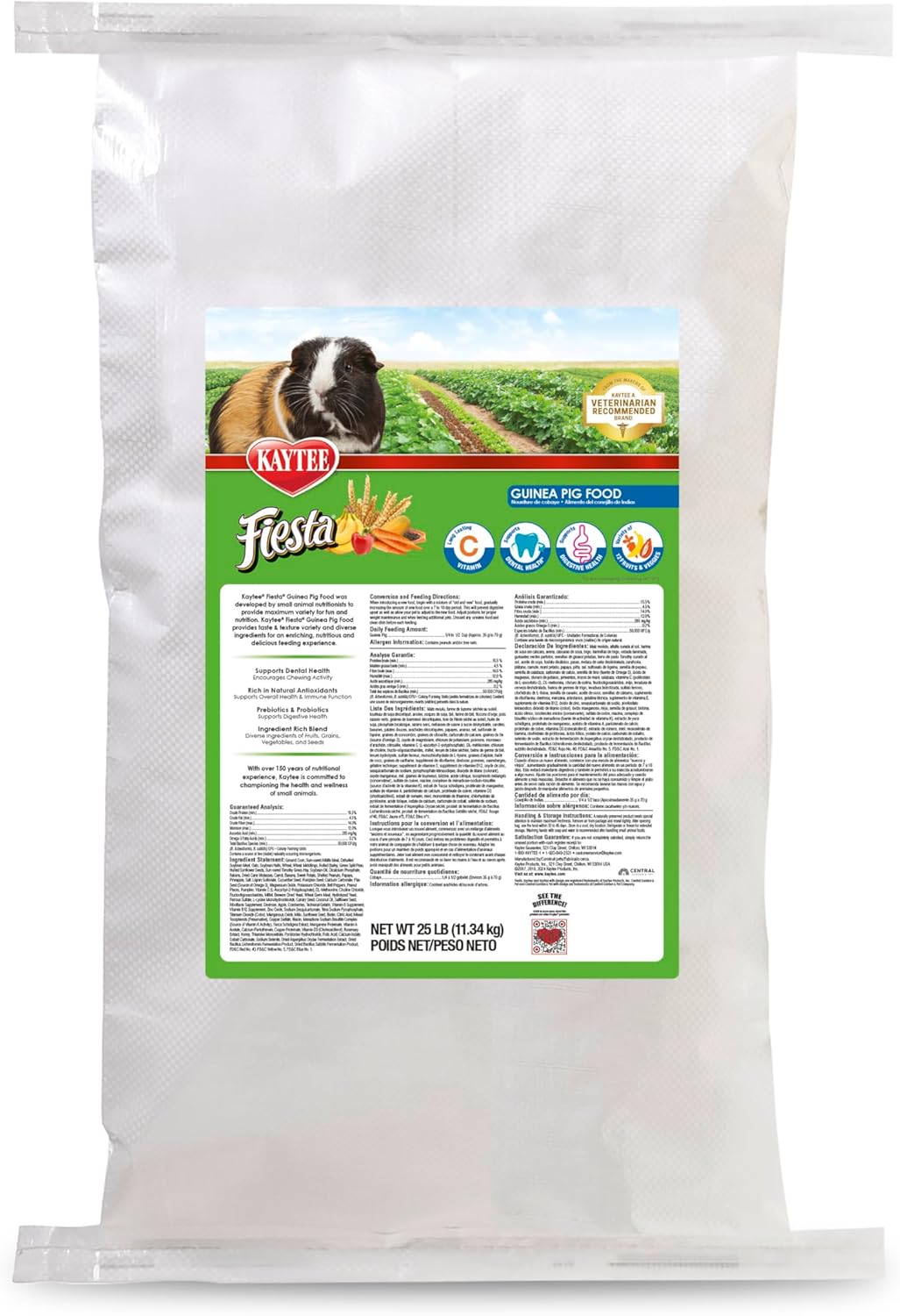 Kaytee Fiesta Guinea Pig Food – Nutritious & Engaging Blend