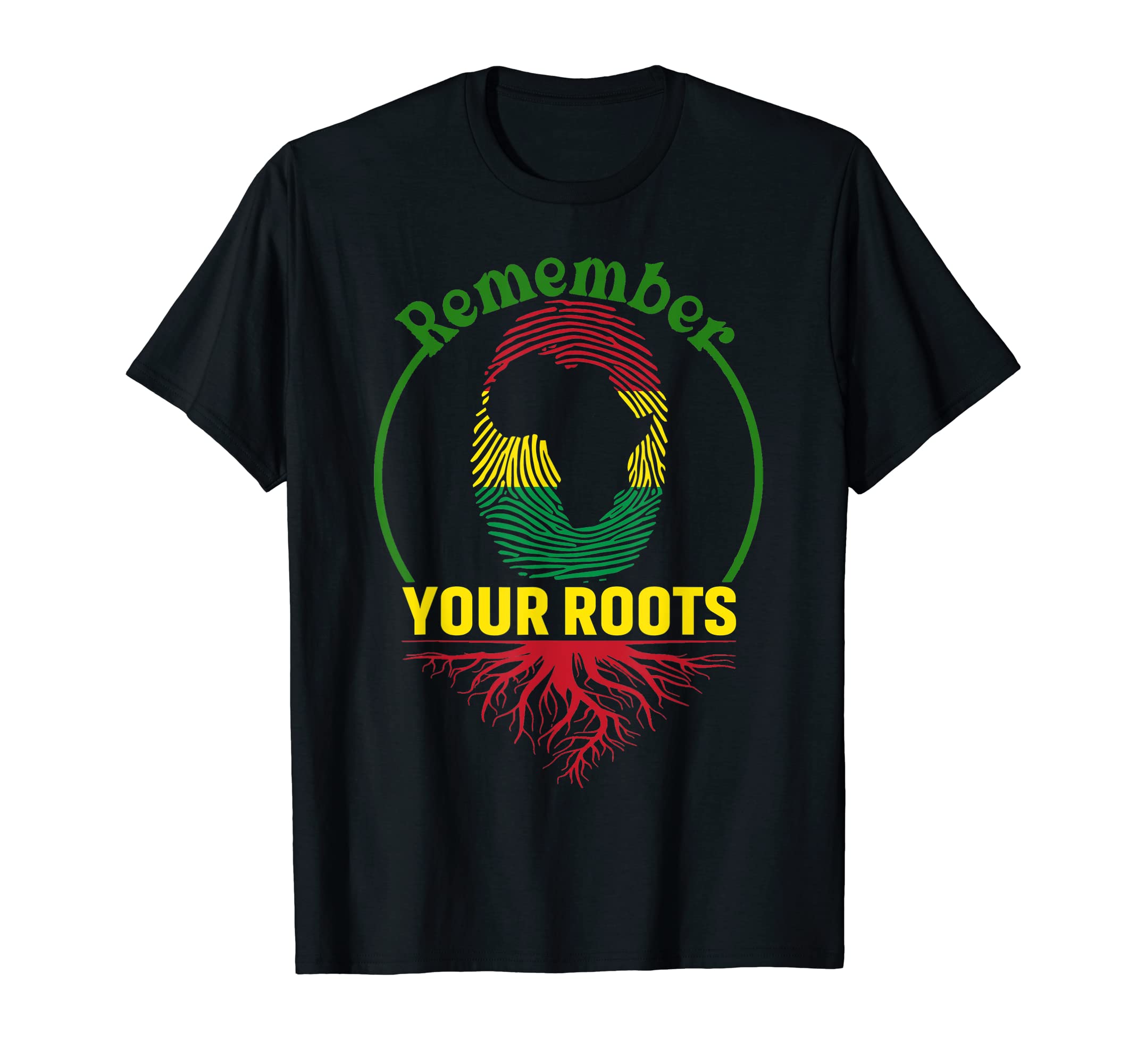 Juneteenth Remember Your Roots Juneteenth Black Freedom 1865 T-Shirt