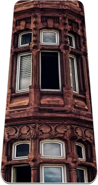 Tappetino Yoga Retrò Extra Large - Villa Pilates e Yoga Antiscivolo per Uomini e Donne