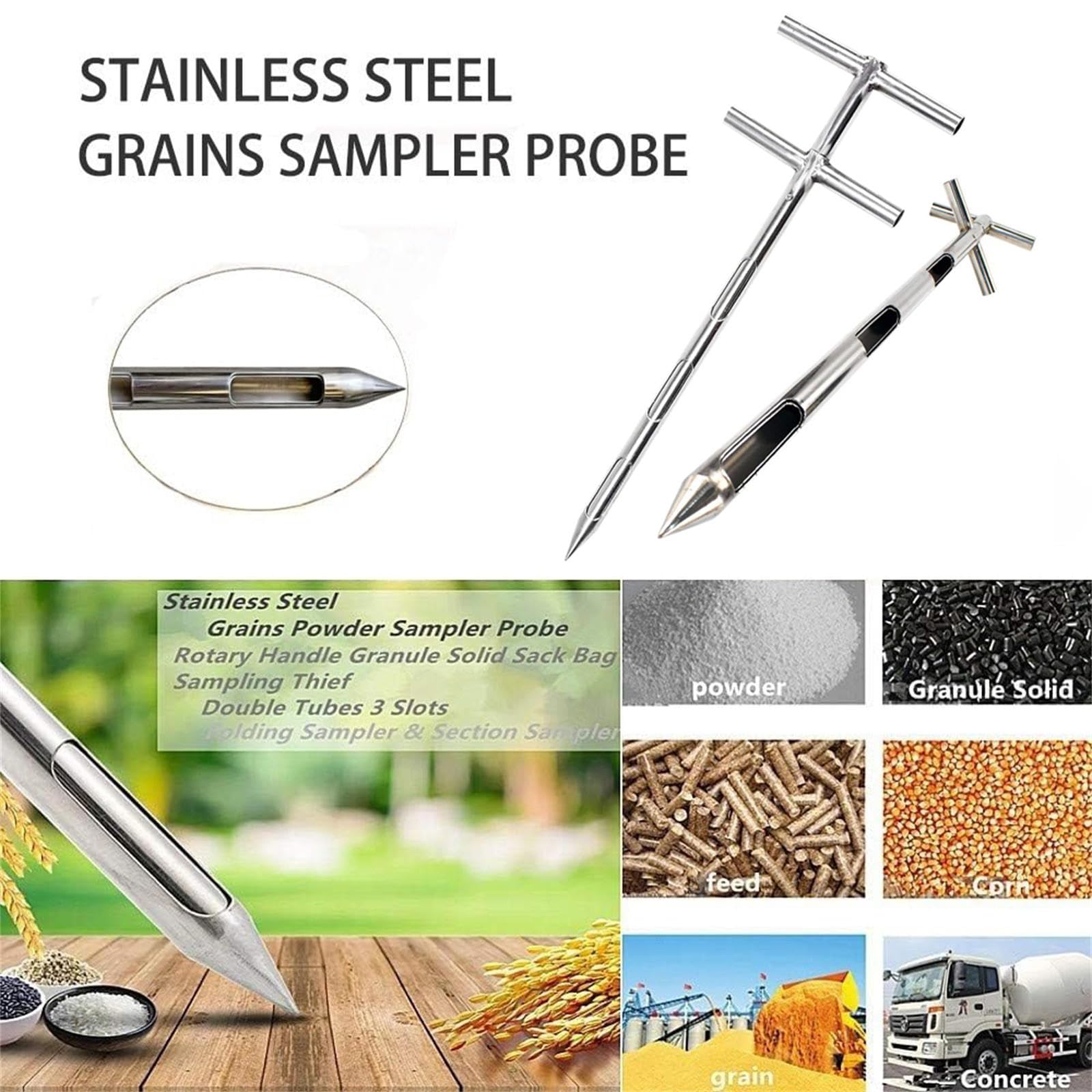 Dipper Sampling Kit,18 in,White